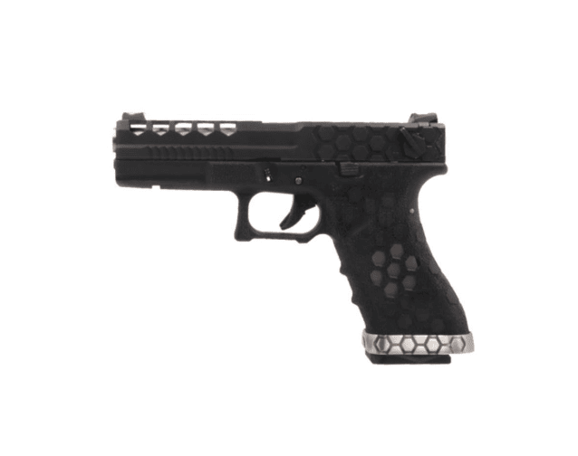 Armorer works custom hex cut gbb (aw-vx0201 - black) g seies 18 - Airsoft G Series / EU Series