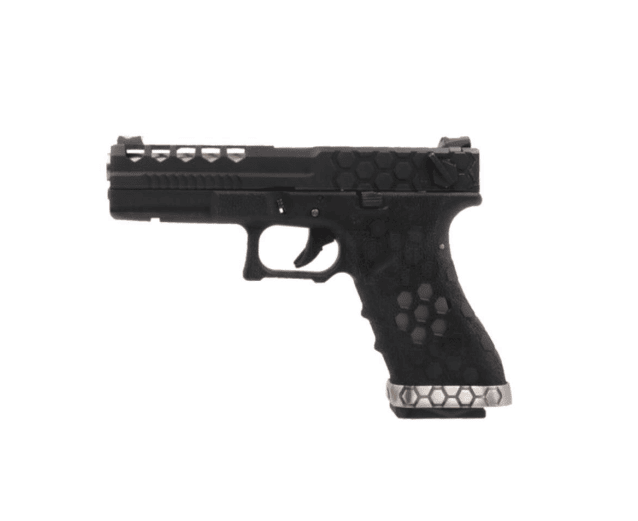 Armorer works custom hex cut gbb (aw-vx0201 - black) g seies 18 - Airsoft G Series / EU Series - view 5