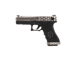 Armorer works custom hex cut gbb (aw-vx0200 - silver) g seies 18
