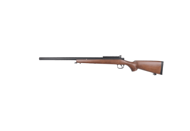Double bell vsr-10 sniper rifle (real wood - brown - 201m) - Back In Stock Airsoft