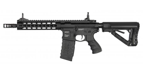 G&g gc16 warthog 9" - black aeg airsoft rifle - G&G