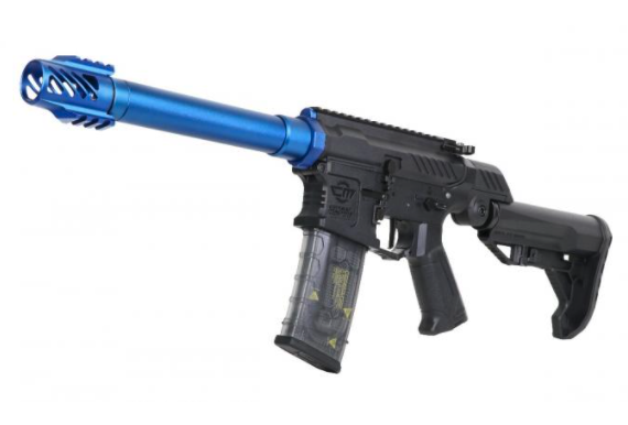 G&g ssg - 1 blue m4 aeg ssg1 speedsoft rifle - G&G - view 2