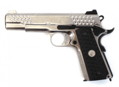 We Knighthawk Silver Pistol