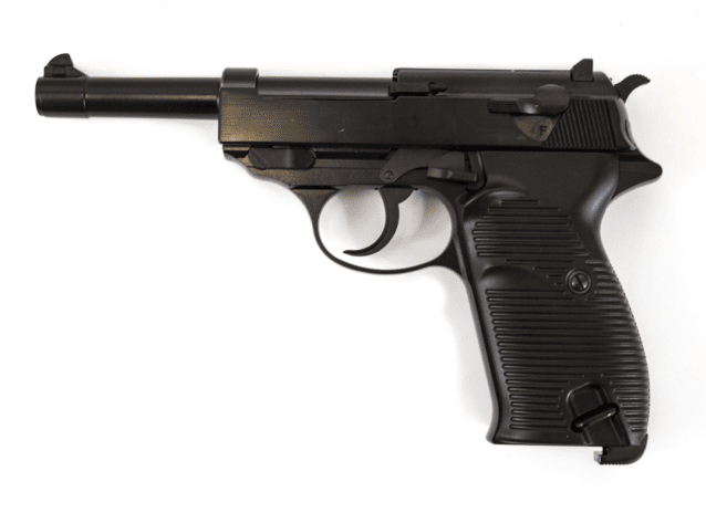 We p38 - Black Gas Blow Back Pistol - All Airsoft Gas Pistols
