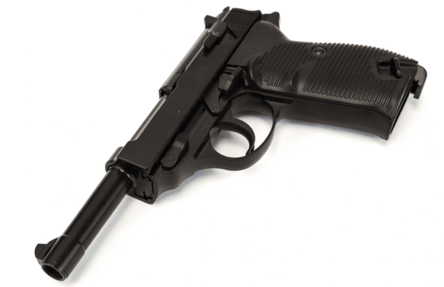 We p38 - Black Gas Blow Back Pistol - All Airsoft Gas Pistols - view 3