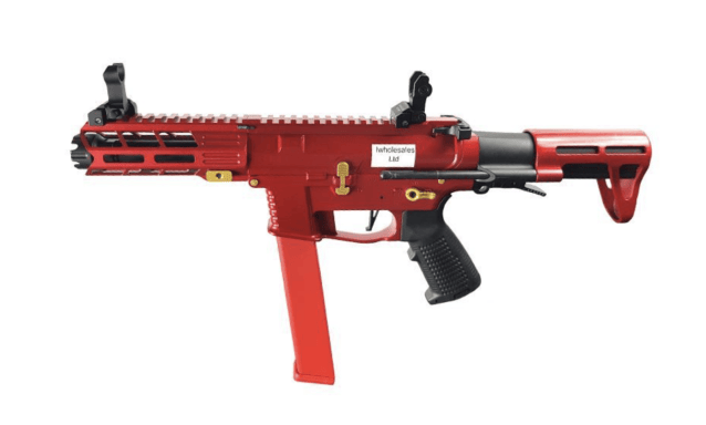 Classic army nemsis x9 smg (metal - red - ca119m) - Classic Army
