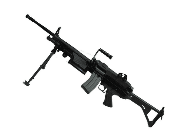 Classic army m249 mk1 aeg (skeleton stock) (ca-006m) - Airsoft Support Rifles - view 2