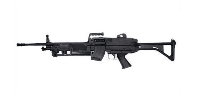 Classic army m249 mk1 aeg (skeleton stock) (ca-006m) - Airsoft Support Rifles