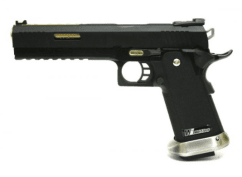 We hi-capa 6" force a semi / full auto model gold barrel no logo