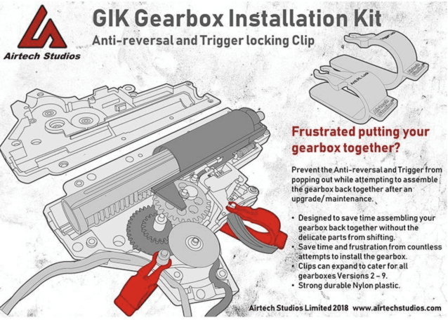 Airtech studio aeg gearbox v2 to v9 - gearbox install kit - Airtech Studios - view 8