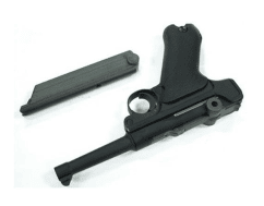 We p08 (s) 4" black luger style pistol