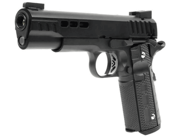 Ascend airsoft kp1911 custom gasblowback pistol (black - as-kp1101) - Airsoft 1911 Pistols - view 2