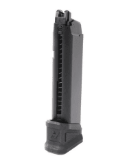Ascend airsoft x we 17 series flared gas magazine (24 rounds - dp17)