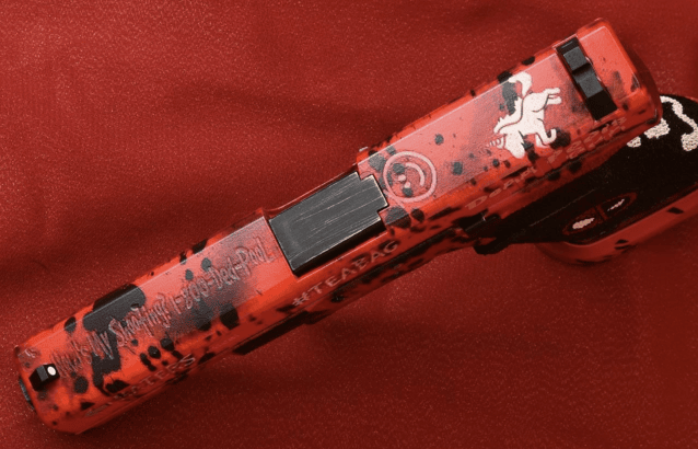 Ascend airsoft x we 17 series gbb (with extended flared magazine - dp17) - Two Tone Airsoft Gun - view 3