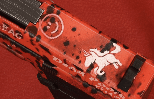 Ascend airsoft x we 17 series gbb (with extended flared magazine - dp17) - Two Tone Airsoft Gun - view 4