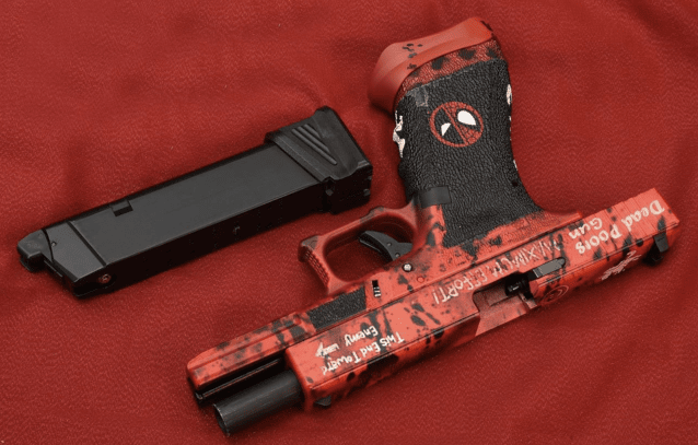 Ascend airsoft x we 17 series gbb (with extended flared magazine - dp17) - Two Tone Airsoft Gun - view 5