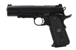 Salient arms international by emg 5.1 hi-capa red gas pistol (gold barrel - black - sa-rd0200)