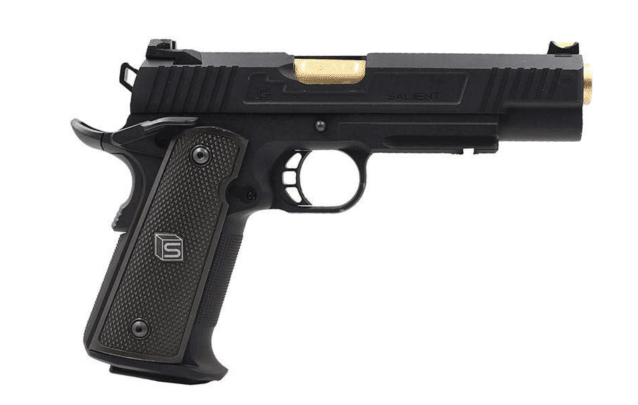 Salient arms international by emg 5.1 hi-capa red gas pistol (gold barrel - black - sa-rd0200) - Airsoft Hi Capa Pistols - view 2