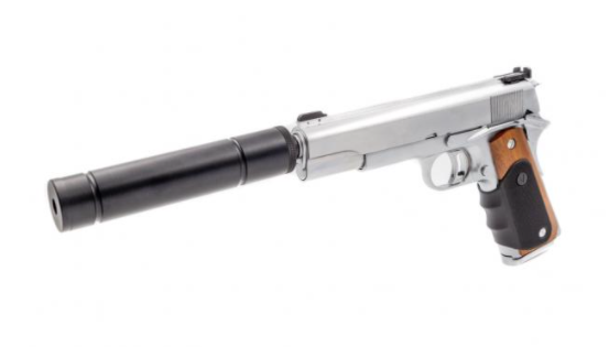 Vorsk agency vx - 9 chrome / black 1911 - Airsoft 1911 Pistols