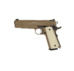 Kwa 1911 mkii ptp gas blowback pistol - dark earth