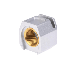 Secutor - ludus - compensator for hi-capa 5.1 pistol (gold barrel - silver)