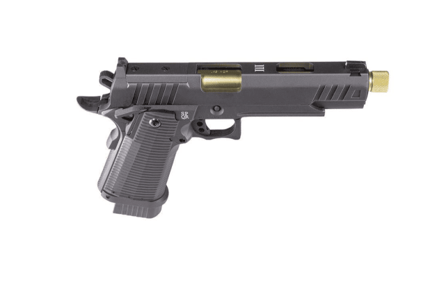 Secutor - ludus iii - hi-capa 5.1 custom pistol (gold barrel - co2 powered - gas ready - black) - Airsoft Hi Capa Pistols - view 2