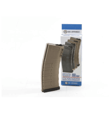 G&g m4 120 round midcap magazine airsoft aeg tan with black base plate