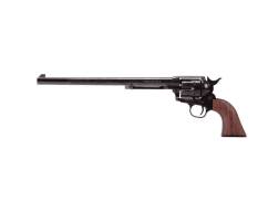 King arms 11.0" .45 peacemaker revolver (full metal - electroplating black - ka-pg-10-l-bk2)