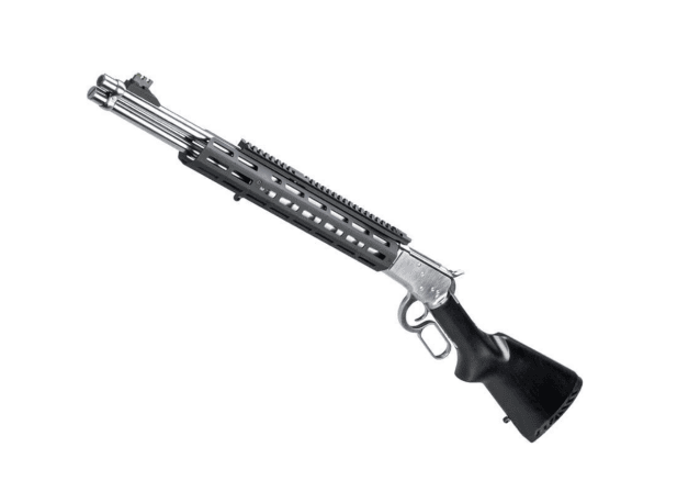 Marushin raptor zero 1892 tactical winchester under lever gas shotgun (silver) - New Airsoft Products - view 2