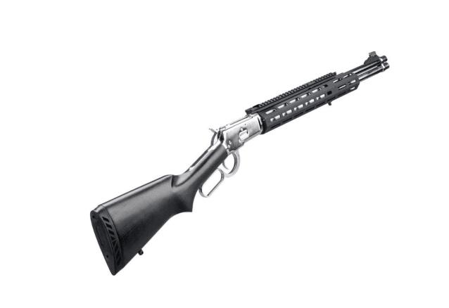 Marushin raptor zero 1892 tactical winchester under lever gas shotgun (silver) - New Airsoft Products - view 4