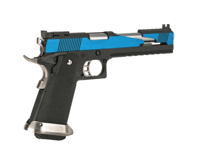 We hi-capa 6" dragon b gas blowback pistol (blue) - Two Tone Airsoft Gun - view 2