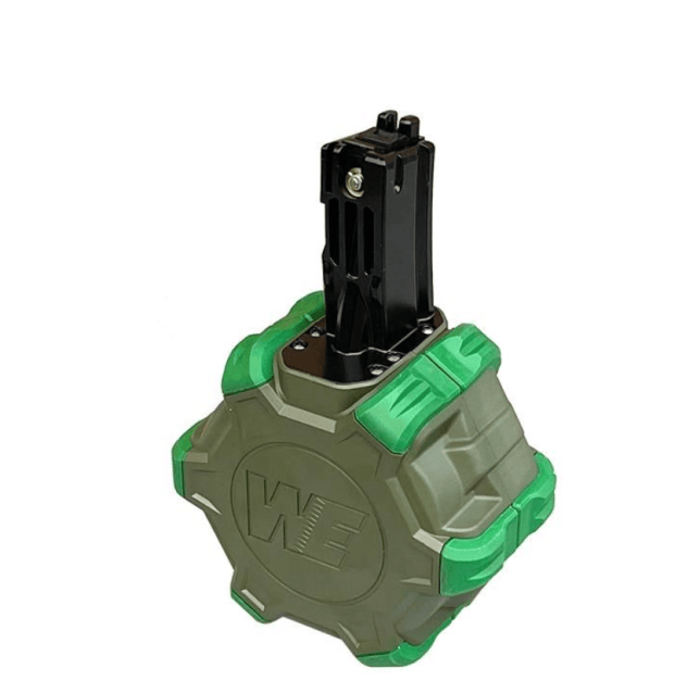 We gas drum magazine for swat apache series (350 rounds - od) - Airsoft Pistol Magazines