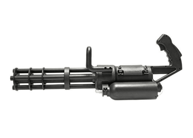 Classic army m134 micro mini gun (powered by green gas - black - 0.5j) - Airsoft Support Rifles