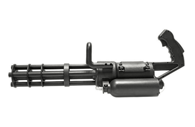 Classic army m134 micro mini gun (powered by green gas - black) - Airsoft Support Rifles