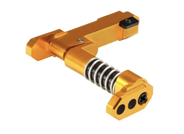 Maxx model cnc aluminum advanced magazine release (style b) (dark earth) - Airsoft Mag Release Catches - view 2