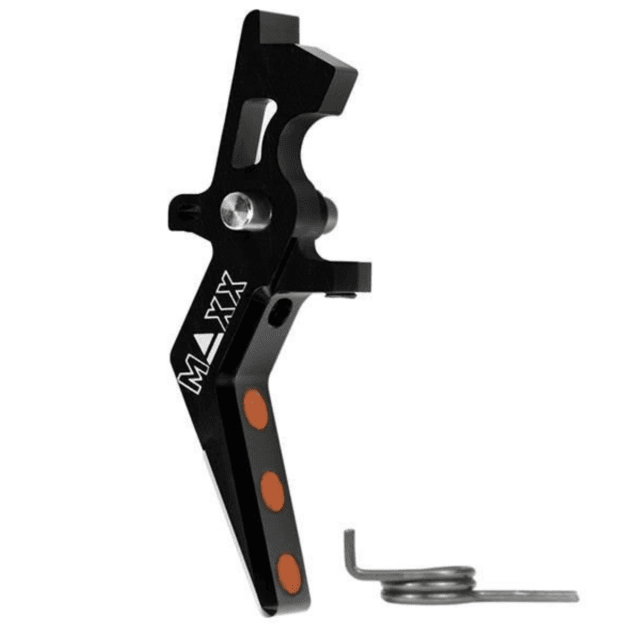 Maxx model cnc aluminum advanced speed trigger (style a) (black) - Airsoft AEG Triggers - view 2