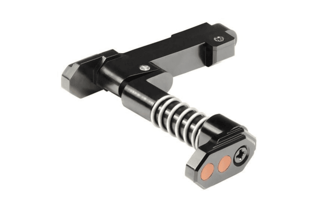Maxx model cnc aluminum advanced magazine release (style b) (black) - Airsoft Mag Release Catches - view 2