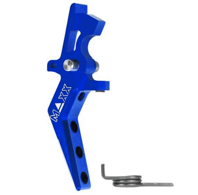 Maxx model cnc aluminum advanced speed trigger (style a) (blue) - Airsoft AEG Triggers