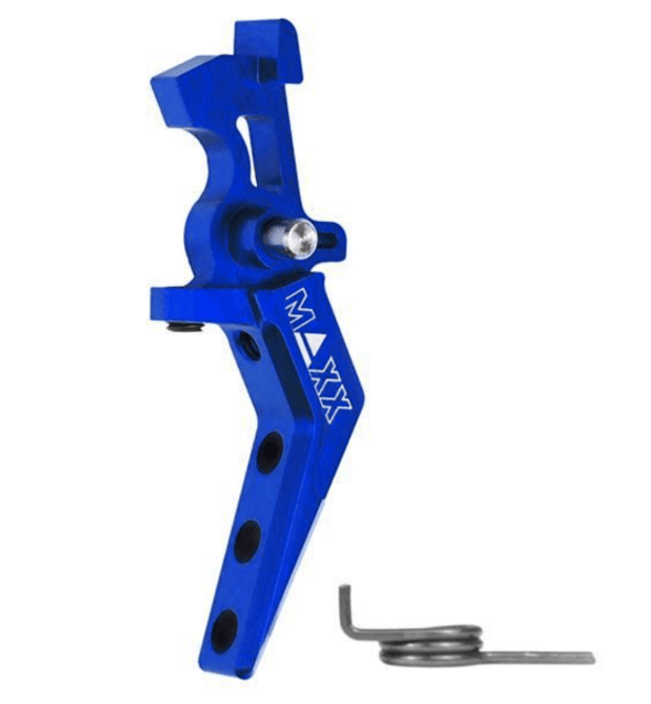 Maxx model cnc aluminum advanced speed trigger (style a) (blue) - Airsoft AEG Triggers - view 3