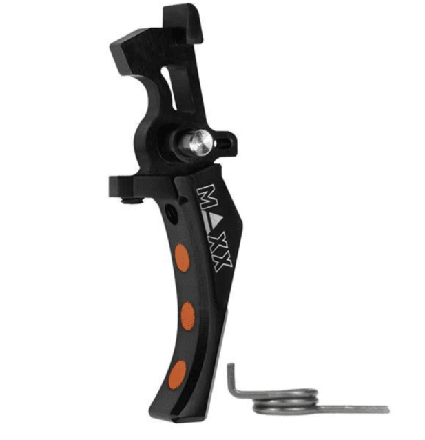 Maxx Model CNC Aluminum Advanced Speed Trigger (Style D) (Black)