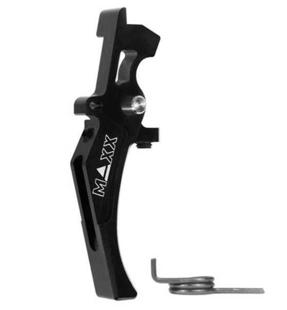 Maxx model cnc aluminum advanced speed trigger (style d) (black) - Airsoft AEG Triggers