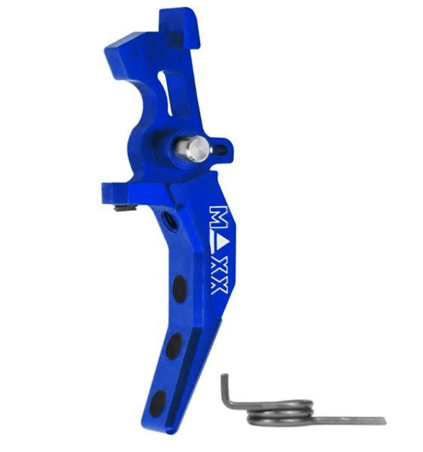 Maxx Model CNC Aluminum Advanced Speed Trigger (Style C) (Blue)