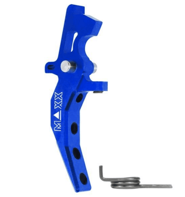 Maxx model cnc aluminum advanced speed trigger (style c) (blue) - Airsoft AEG Triggers - view 2