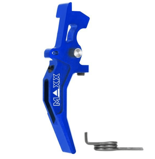 Maxx model cnc aluminum advanced speed trigger (style c) (blue) - Airsoft AEG Triggers
