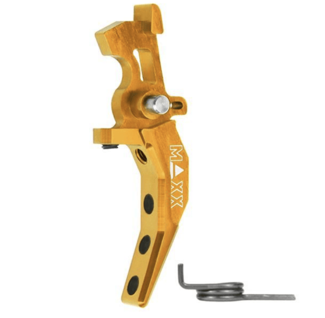 Maxx model cnc aluminum advanced speed trigger (style c) (Gold) - Airsoft AEG Triggers - view 3