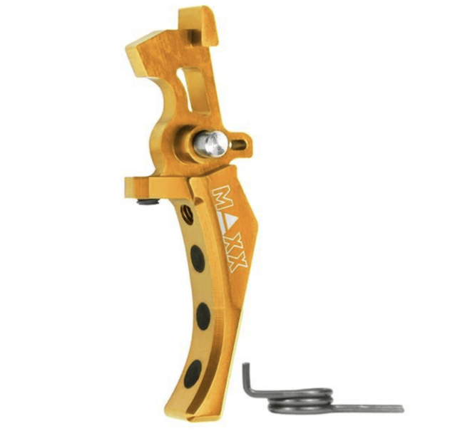 Maxx Model CNC Aluminum Advanced Speed Trigger (Style D) (Dark Earth)