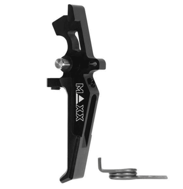 Maxx model cnc aluminum advanced speed trigger (style e) (black) - Airsoft AEG Triggers - view 3