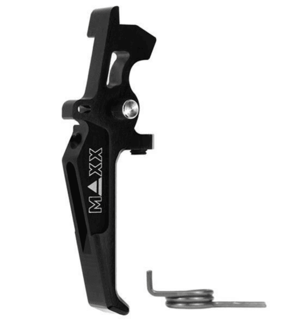 Maxx model cnc aluminum advanced speed trigger (style e) (black) - Airsoft AEG Triggers