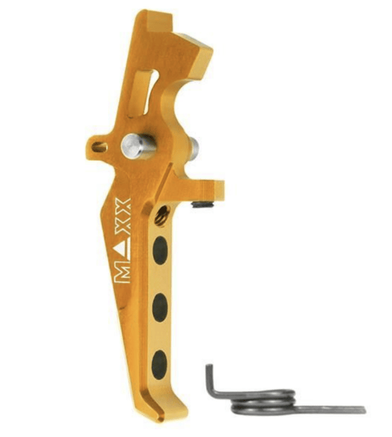 Maxx model cnc aluminum advanced speed trigger (style e) (dark earth) - Airsoft AEG Triggers - view 4