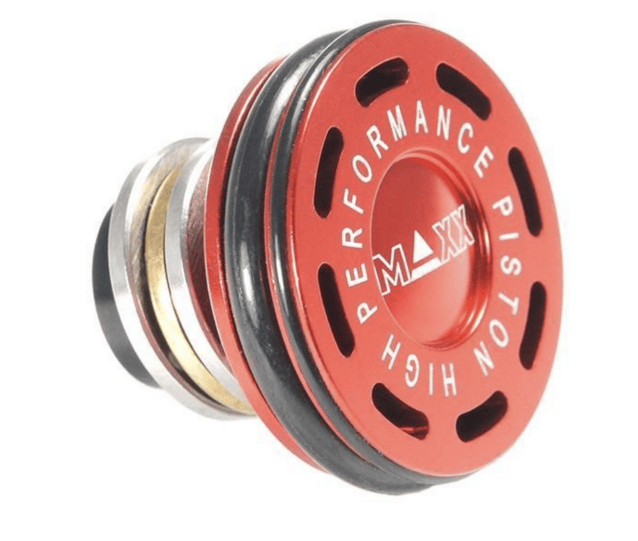 Maxx model cnc aluminum double o-ring ball bearing aeg piston head - Airsoft Clearance Items - view 2